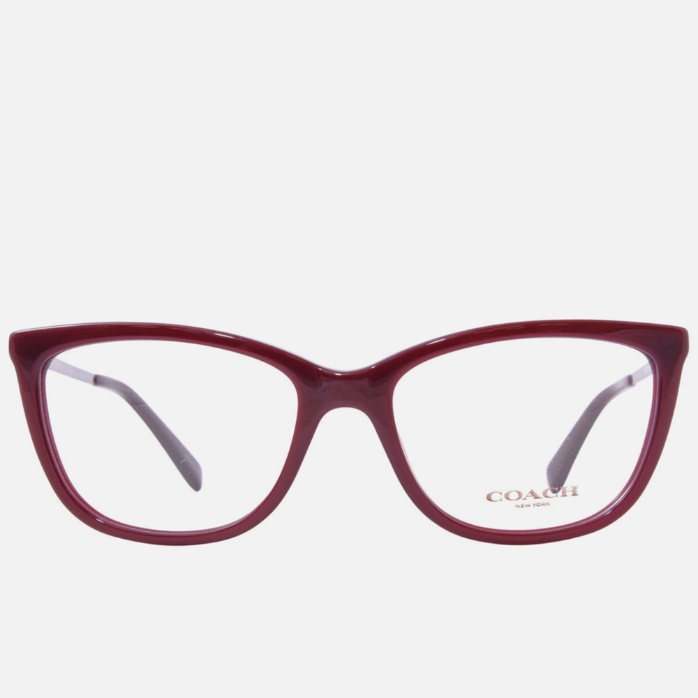 👓 Coach 5509 prescription replacement frames of blood red - Picture 5 of 15